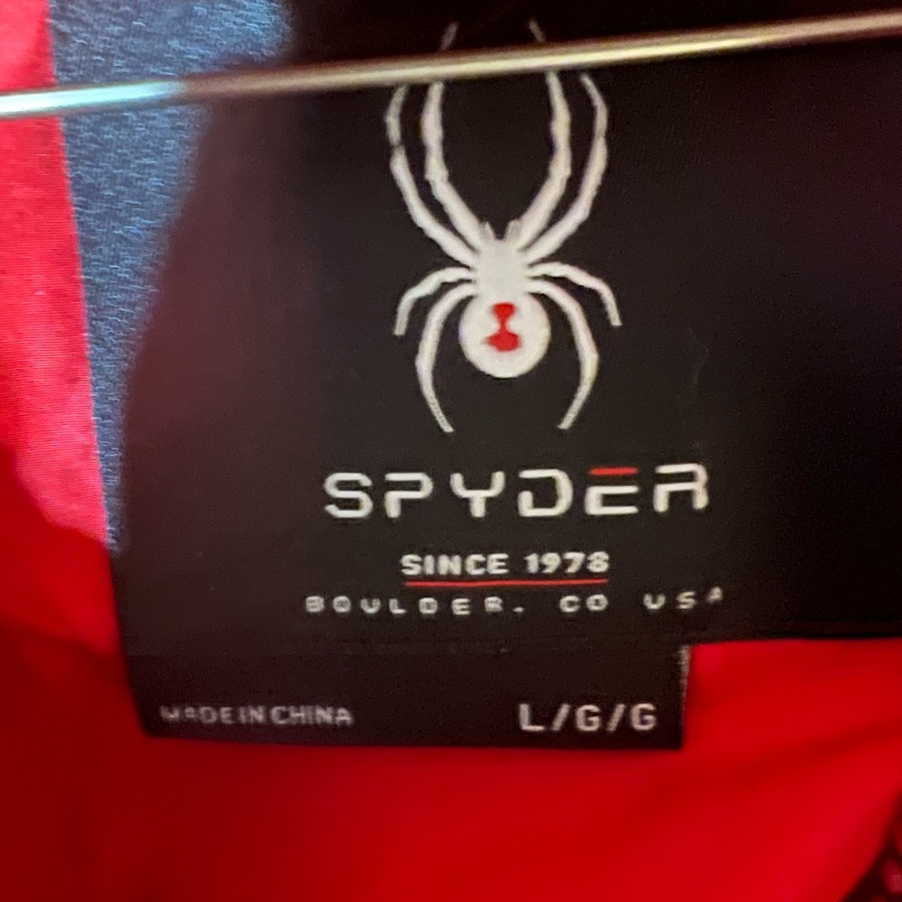 Mens Spyder puffer jacket